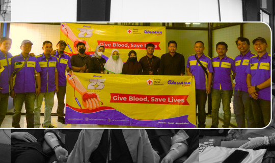 Kegiatan Donor Darah HUT 25TH Wahana Express. Give Blood, Save Lives